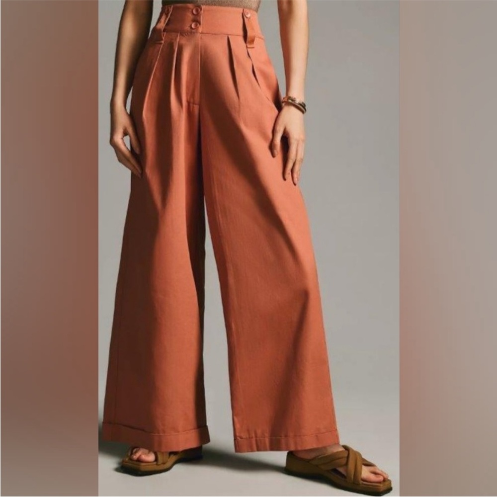 Anthropolgie Wide Leg Trousers